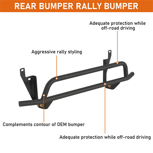Load image into Gallery viewer, Hooke Road Tubular Rear Bumper for 2013-2017 Subaru XV Crosstrek b4705 7