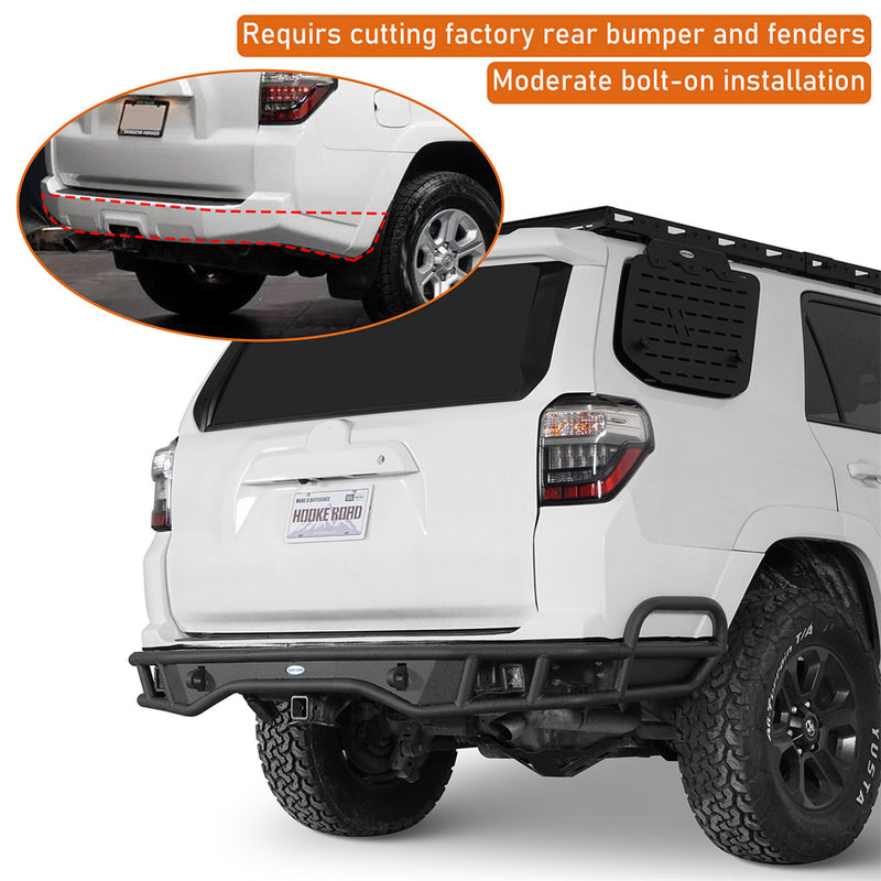 Load image into Gallery viewer, Hooke Road Tubular Rear Bumper for 10-24 Toyota 4Runner b9824 7