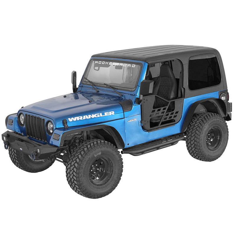 Load image into Gallery viewer, Hooke Road Tubular Side Steps for 1997-2006 Jeep Wrangler TJ, Excluding Unlimited b1037 4