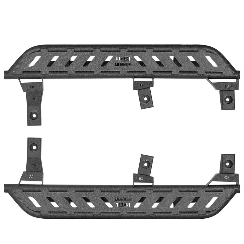 Load image into Gallery viewer, Hooke Road Tubular Side Steps for 1997-2006 Jeep Wrangler TJ, Excluding Unlimited b1037 5