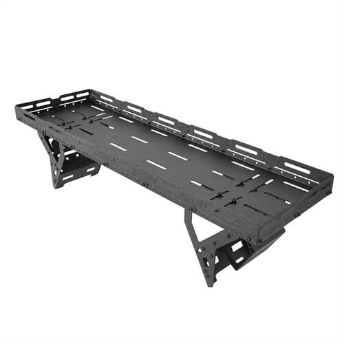 Load image into Gallery viewer, Hooke Road Universal Spare Tire Utility Basket Fits for 30" to 40" Tire for Jeep Wrangler JK JL TJ YJ CJ & Ford Bronco b1031s 20