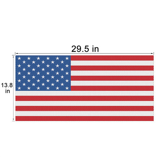 Load image into Gallery viewer, Hooke Road US American Flag Jeep Grille Insert for 2018-2024 Jeep Wrangler JL & Gladiator JT mmr30178 5