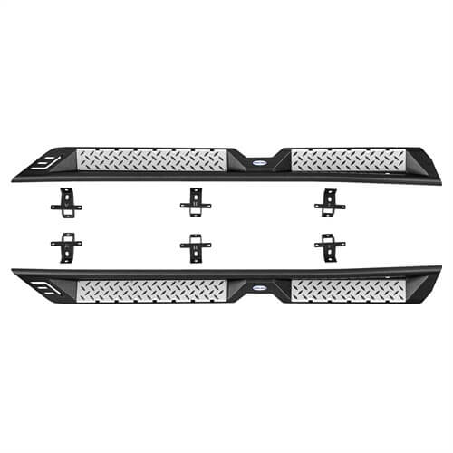 Load image into Gallery viewer, Jeep Gladiator Side Steps Wheel To Wheel Running Boards Pickup Truck Parts - Hooke Road b7017 17