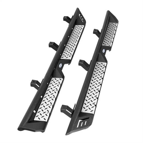 Load image into Gallery viewer, Jeep Gladiator Side Steps Wheel To Wheel Running Boards Pickup Truck Parts - Hooke Road b7017 21