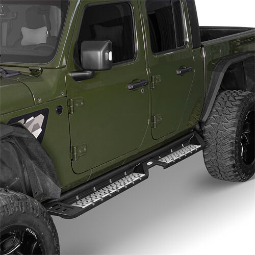 Load image into Gallery viewer, Jeep Gladiator Side Steps Wheel To Wheel Running Boards Pickup Truck Parts - Hooke Road b7017 8