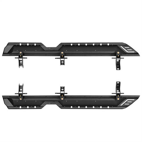 Load image into Gallery viewer, 2021 2022 2023 Ford Bronco Wheel To Wheel Running Boards Side Steps 4x4 Truck Parts For 4-Door - Hooke Road b8928 19