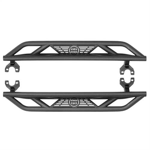 Load image into Gallery viewer, 2007-2018 Jeep Wrangler JK Wheel To Wheel Running Boards Side Steps 4x4 Parts For 2-Door - Hooke Road b22087 16