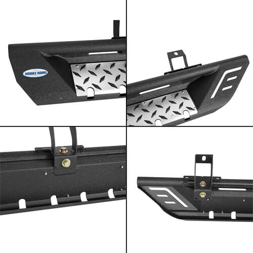 Load image into Gallery viewer, Wheel To Wheel Running Boards 4x4 Jeep Parts For 2018-2023 Jeep Wrangler JL 2-Door - Hooke Road b3051 10