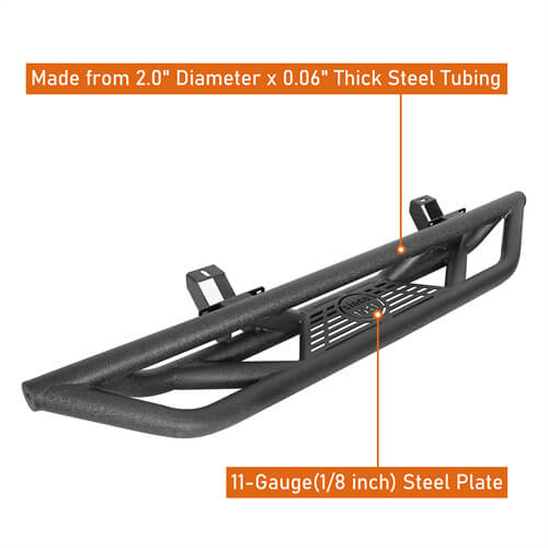 Load image into Gallery viewer, 18-23 Jeep Wrangler JL Wheel To Wheel Running Boards 4x4 Jeep Parts For 2-Door - Hooke Road b3050 15