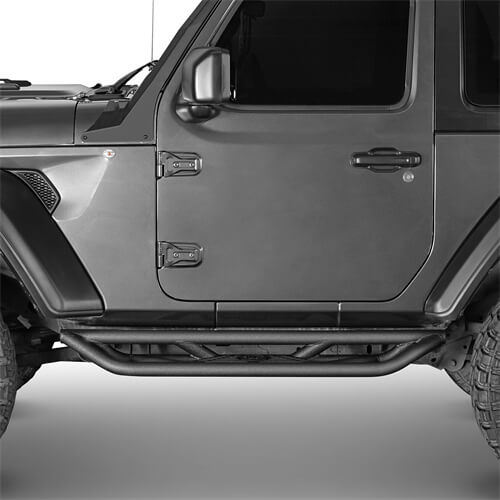 Load image into Gallery viewer, 18-23 Jeep Wrangler JL Wheel To Wheel Running Boards 4x4 Jeep Parts For 2-Door - Hooke Road b3050 8