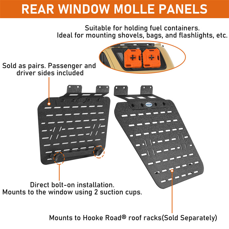 Load image into Gallery viewer, Hooke Road Window Exterior MOLLE Storage Panel for 1990-1995 Toyota 4Runner b9707s 8