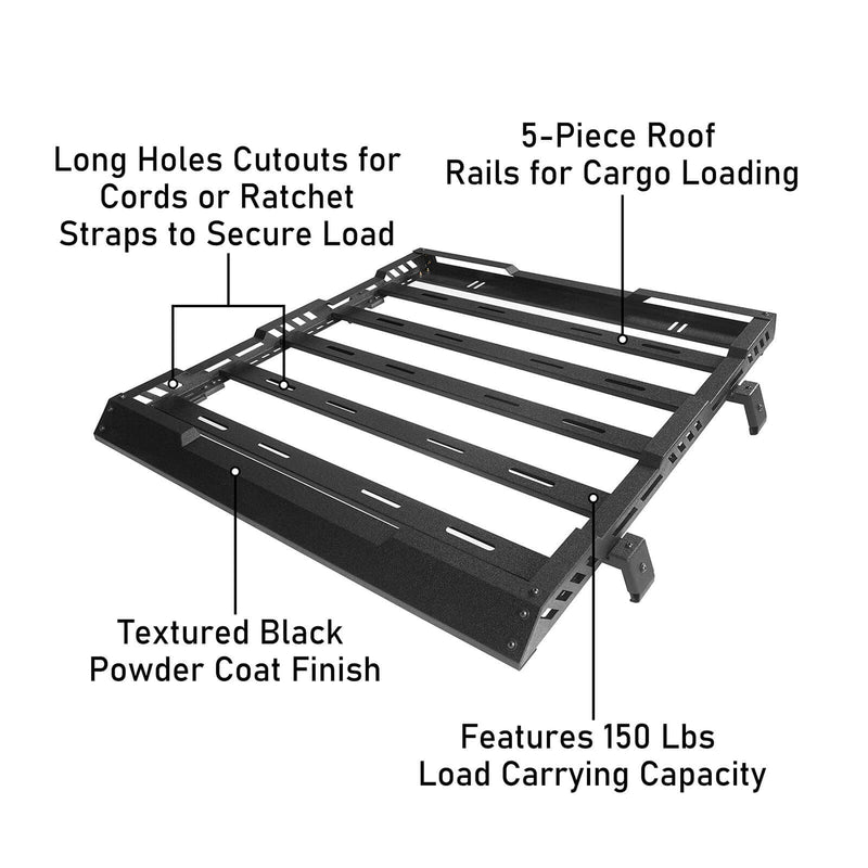 Load image into Gallery viewer, HR Hard Top Roof Rack Cargo for 2018-2022 Jeep Wrangler JL 4 Door & 2020-2022 Gladiator JT BXG.3035-S  8