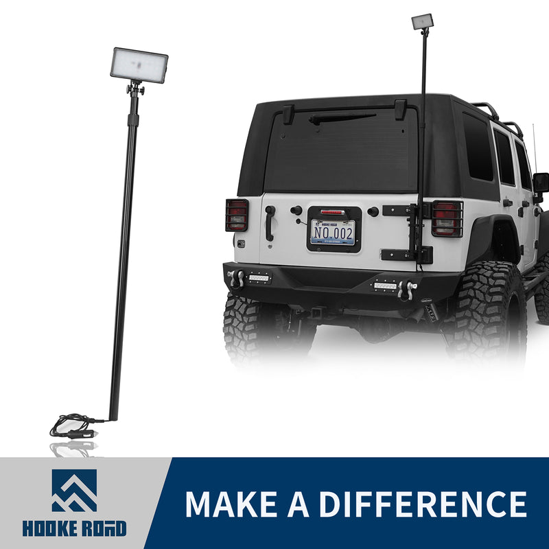 Load image into Gallery viewer, Hooke Road Outdoor LED Light Height Adjustable Camping Lamp with Pole System