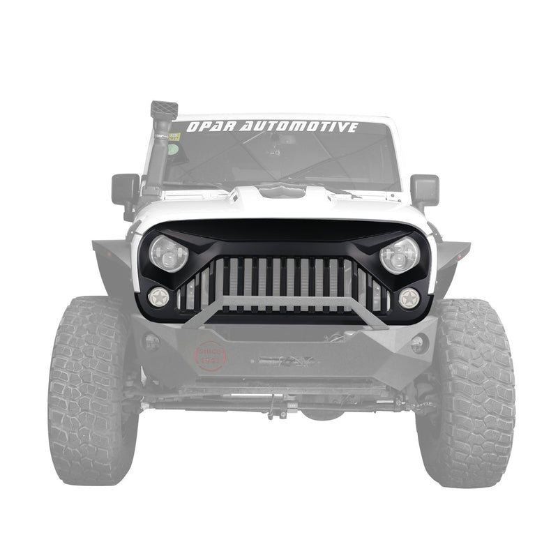 Load image into Gallery viewer, Hooke Road Opar Front Gladiator Grille Vander Grill for 2007-2018 Jeep Wrangler JK u-Box 2