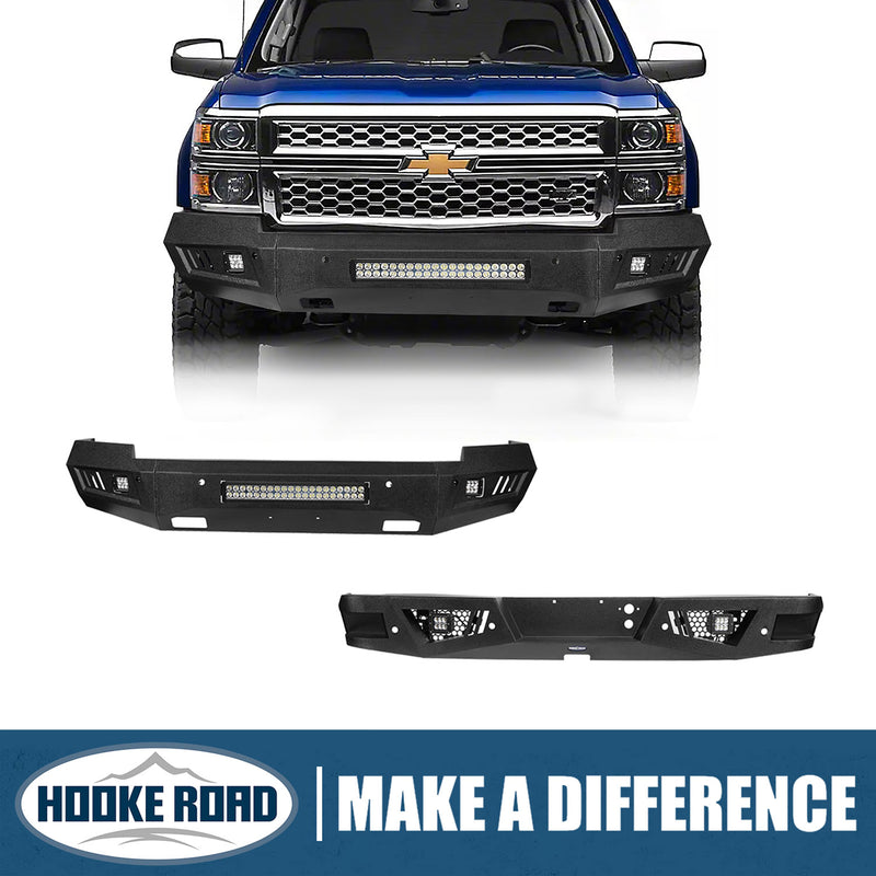 Load image into Gallery viewer, silverado-front-and-rear-bumper-combo-for-chevy-silverado-1500-bxg90229024 1