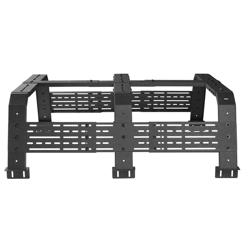 Load image into Gallery viewer, Hooke Road 18.8" High Overland Bed Rack Compatible with Jeep Gladiator JT w/ Factory Bed Rails 20-23 Toyota Tacoma(5' Bed) 05-23 BXG.9901-S 18