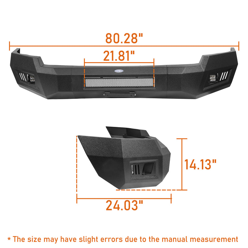 Load image into Gallery viewer, 2003-2005 Dodge Ram 2500 3500 HR Ⅱ Steel Front Bumper Replacement - Hooke Road