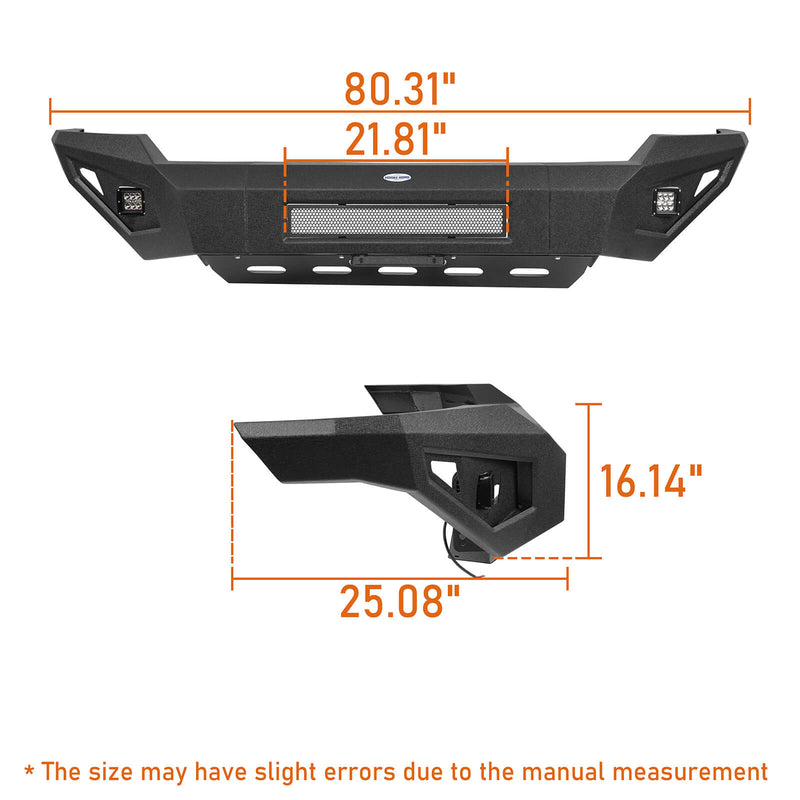 Load image into Gallery viewer, 2003-2005 Dodge Ram 2500 Front Bumper w/Skid Plate Replacement BXG.6461 9