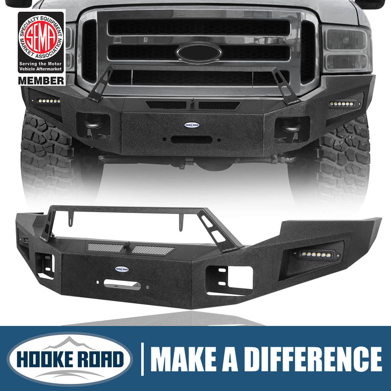 Load image into Gallery viewer, 2005-2007 Ford F-250 Discovery Ⅰ Offroad Front Bumper w/ Winch Plate BXG.8502 1