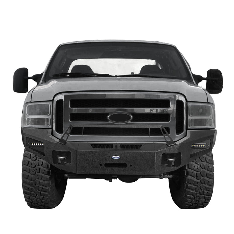 Load image into Gallery viewer, 2005-2007 Ford F-250 Discovery Ⅰ Offroad Front Bumper w/ Winch Plate BXG.8502 2
