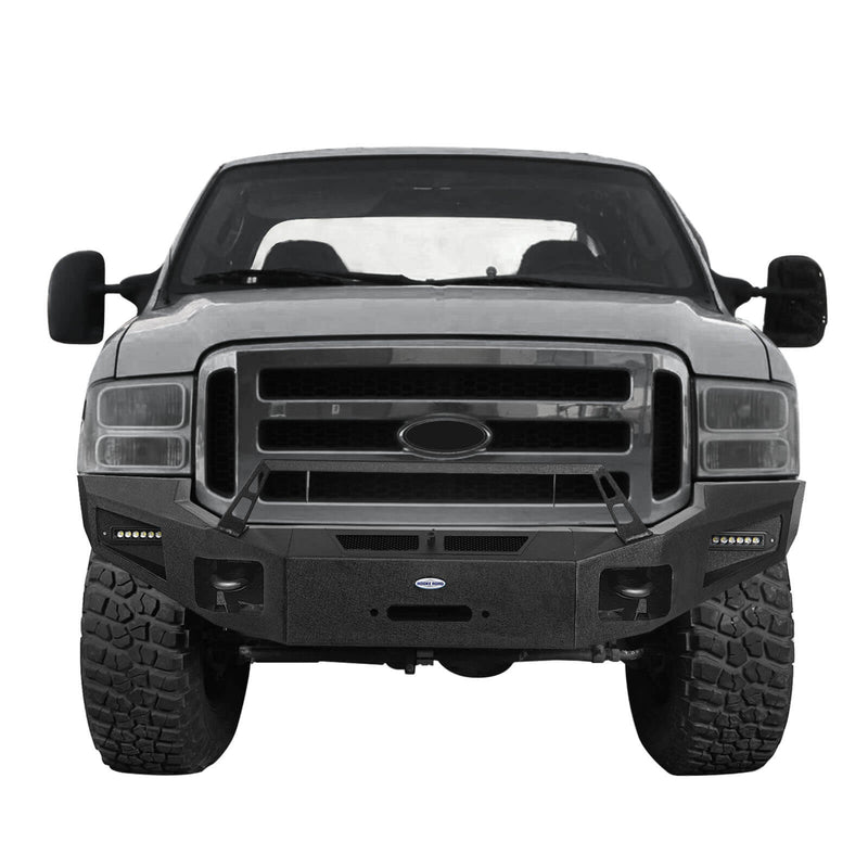 Load image into Gallery viewer, 2005-2007 Ford F-250 Discovery Ⅰ Offroad Front Bumper w/ Winch Plate BXG.8502 2