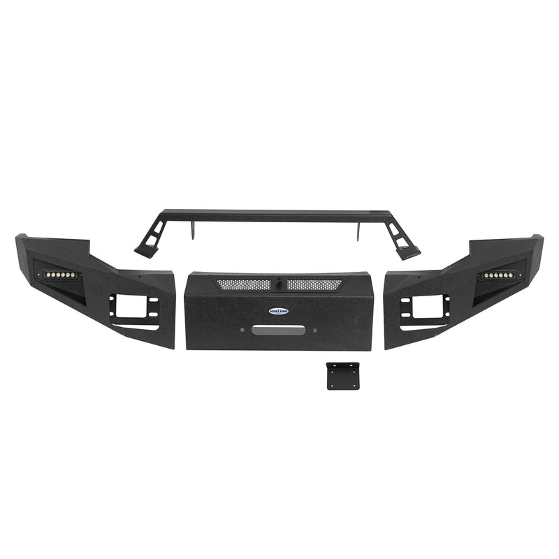 Load image into Gallery viewer, 2005-2007 Ford F-250 Discovery Ⅰ Offroad Front Bumper w/ Winch Plate BXG.8502 7