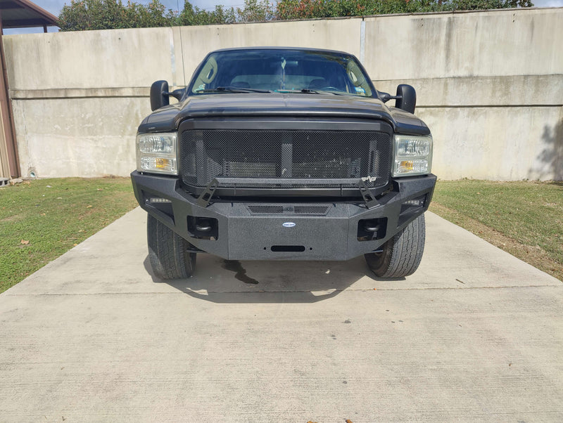 Load image into Gallery viewer, 2005-2007 Ford F-250 Discovery Ⅰ Offroad Front Bumper w/ Winch Plate BXG.8502 9