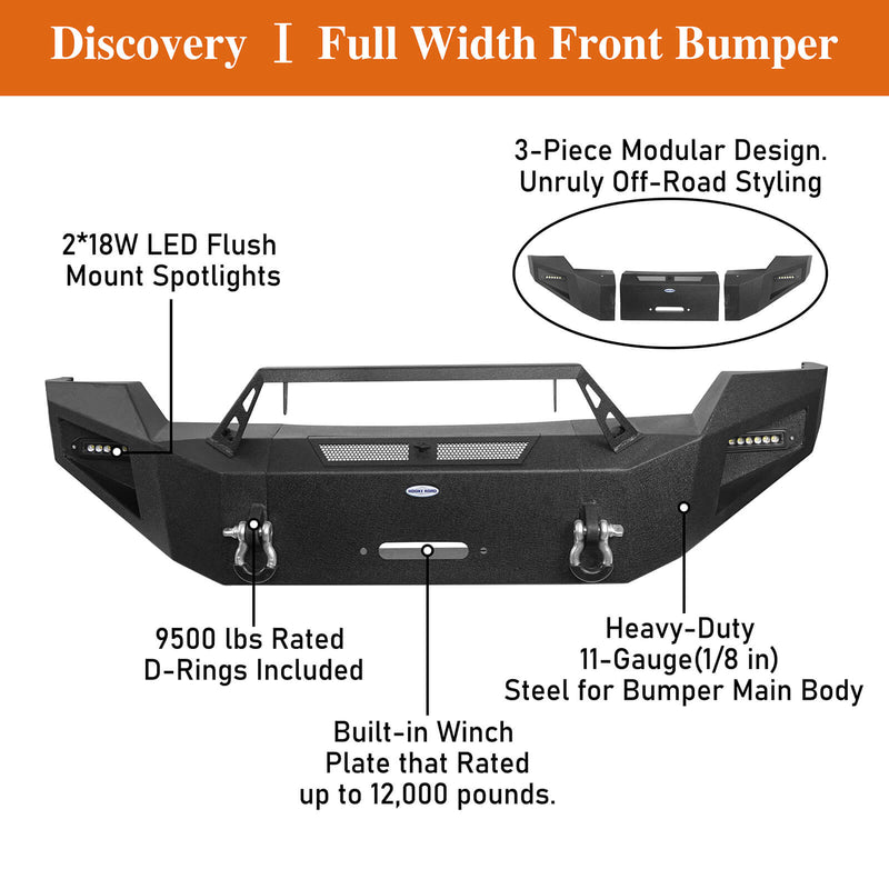 Load image into Gallery viewer, 2011-2016 Ford-250 Offroad Discovery Ⅰ Front Bumper Guard Protector BXG.8520 11