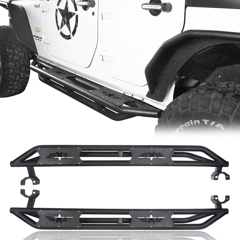 Load image into Gallery viewer, Jeep JK 4 Door Jeep Side Steps Jeep for 2007-2018 Jeep Wrangler JK bxg2026-1 3