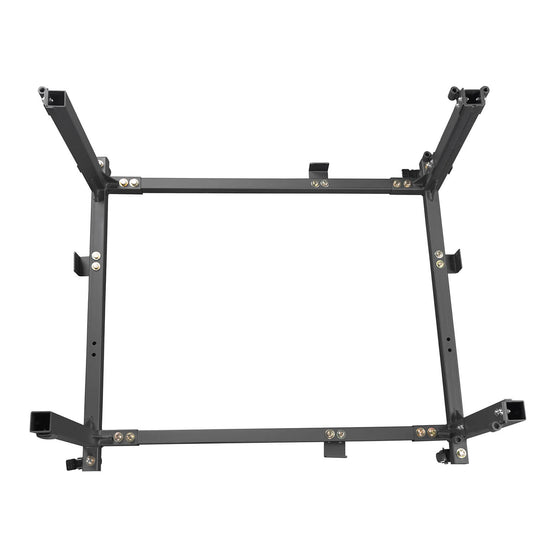 Hooke Road Opar 4 Door Rock Crawler Door Storage Movable Cart Door Holder Sliding Rack for 2007-2018 Jeep Wrangler JK JKU u-Box 9