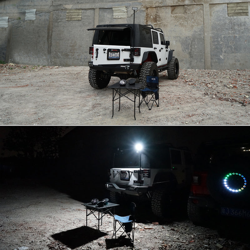 Load image into Gallery viewer, Hooke Road Outdoor LED Light Height Adjustable Camping Lamp with Pole System