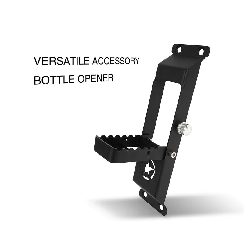 Load image into Gallery viewer, Hooke Road Opar Five Star Matte Black Metal Folding Door Hinge Steps for 2007-2018 Jeep Wrangler JK u-Box 5