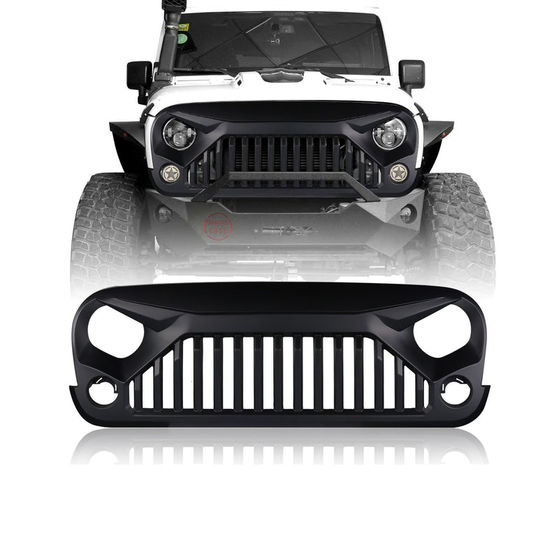 Load image into Gallery viewer, Hooke Road Opar Front Gladiator Grille Vander Grill for 2007-2018 Jeep Wrangler JK u-Box 1