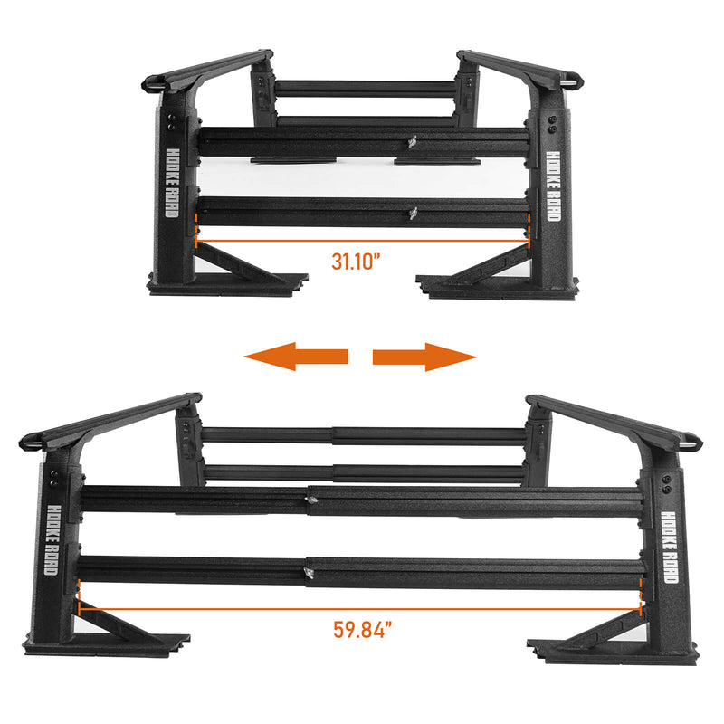 Load image into Gallery viewer, HookeRoad Truck Bed Cargo Rack Truck Ladder Rack for Most Commom Truck w/o Factory Utility Tracks  20