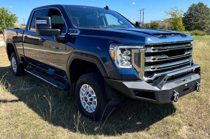 Load image into Gallery viewer, Aftermarket 20-23 GMC Sierra 2500HD Front Bumper with Winch Plate b9201 14