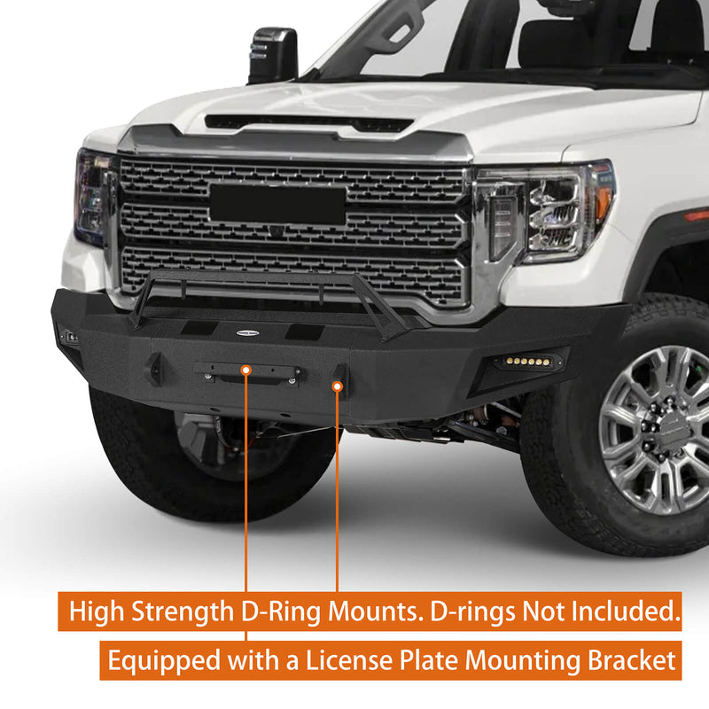 Load image into Gallery viewer, Aftermarket 20-23 GMC Sierra 2500HD Front Bumper with Winch Plate b9201 5