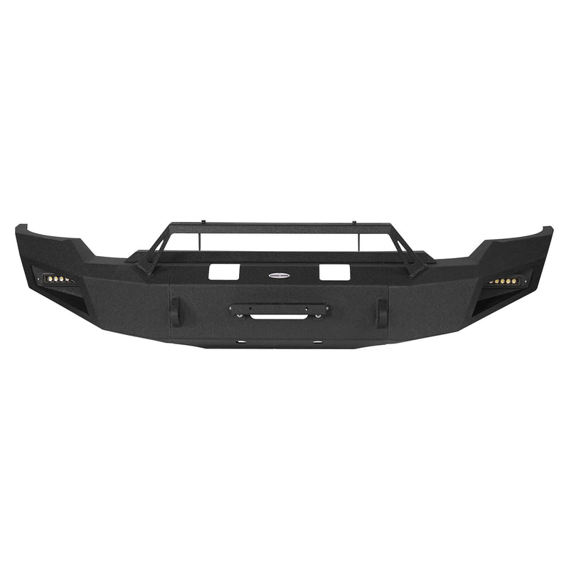 Load image into Gallery viewer, Aftermarket 20-23 GMC Sierra 2500HD Front Bumper with Winch Plate b9201 9