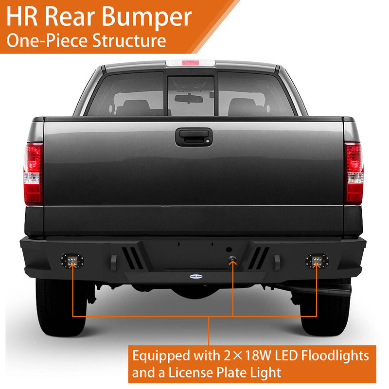 Load image into Gallery viewer, Aftermarket Ford 2006-2008 F-150 HR Rear Bumper Replacement b8003 4
