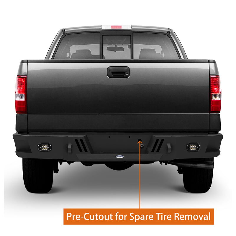 Load image into Gallery viewer, Aftermarket Ford 2006-2008 F-150 HR Rear Bumper Replacement b8003 6