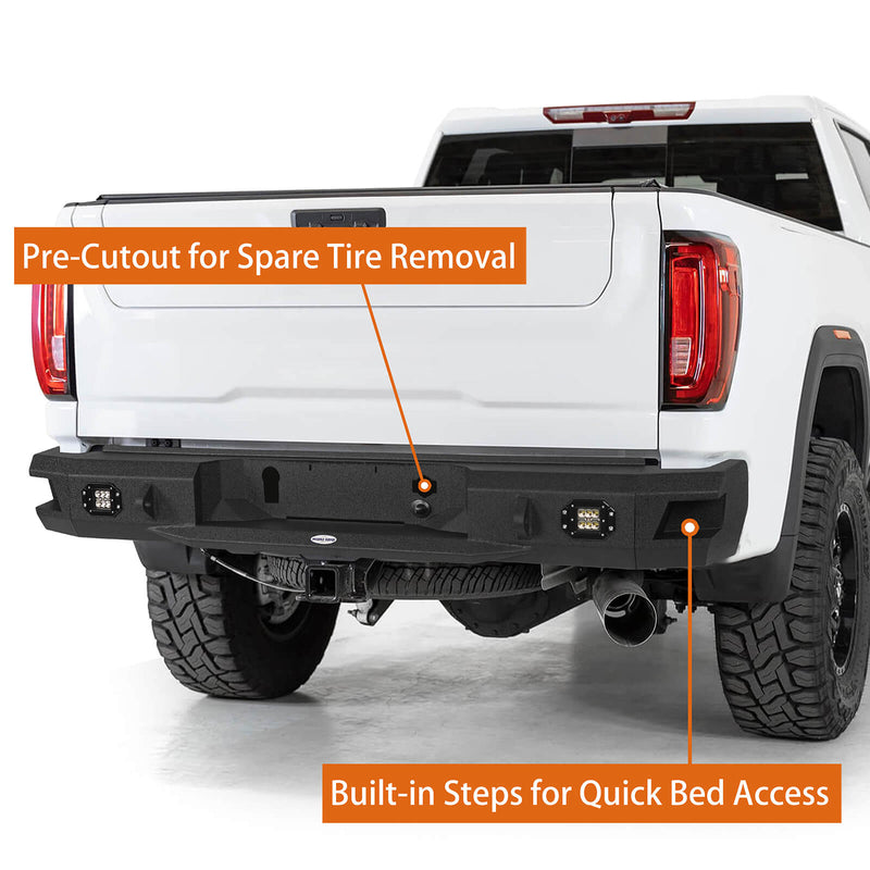Load image into Gallery viewer, Aftermarket 20-23 GMC Sierra 2500HD Discovery Rear Bumper b9203 6