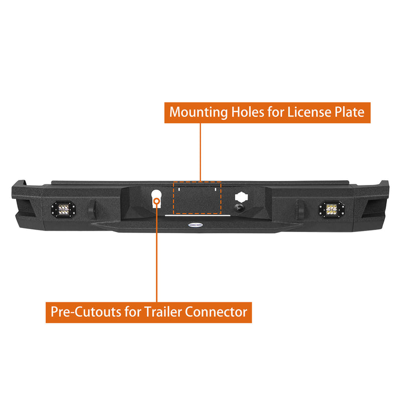 Load image into Gallery viewer, Aftermarket 20-23 GMC Sierra 2500HD Discovery Rear Bumper b9203 8