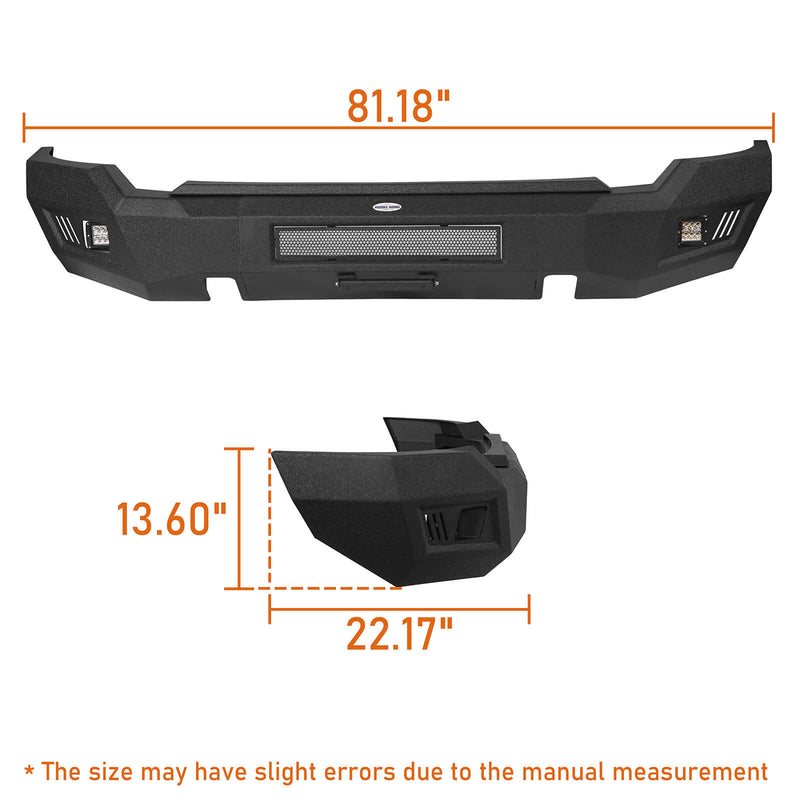 Load image into Gallery viewer, Aftermarket 20-23 GMC Sierra 2500HD front bumper cover - Hooke Road b9200 13