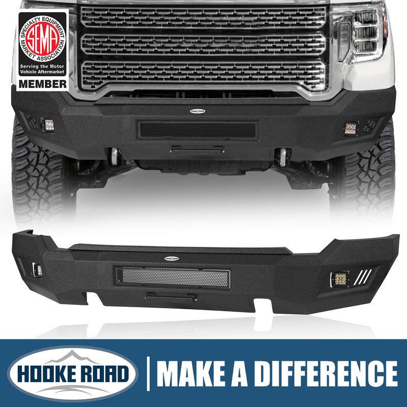 Load image into Gallery viewer, Aftermarket 20-23 GMC Sierra 2500HD front bumper cover - Hooke Road b9200 1