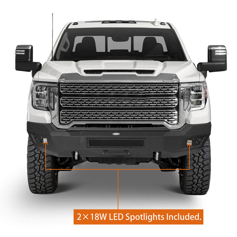 Load image into Gallery viewer, Aftermarket 20-23 GMC Sierra 2500HD front bumper cover - Hooke Road b9200 4