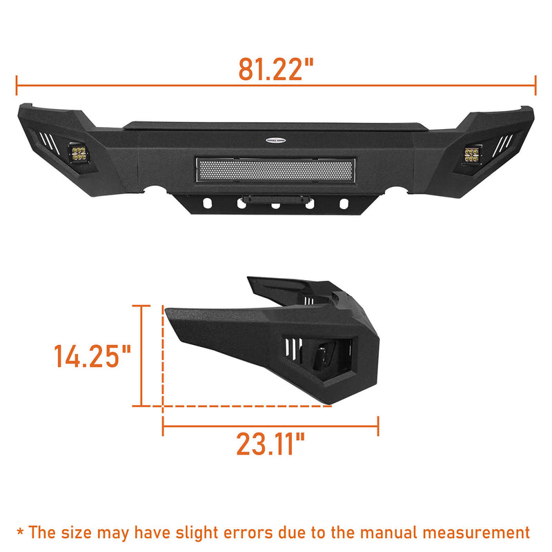 Load image into Gallery viewer, Aftermarket 20-23 GMC Sierra 2500HD Front Bumper Guard Protector b9202 14