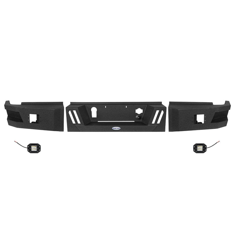 Load image into Gallery viewer, Aftermarket 20-23 GMC Sierra 2500HD HR Rear Bumper Replacement - Hooke Road b9204 10