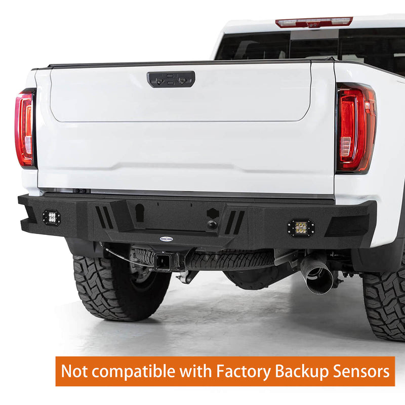 Load image into Gallery viewer, Aftermarket 20-23 GMC Sierra 2500HD HR Rear Bumper Replacement - Hooke Road b9204 9