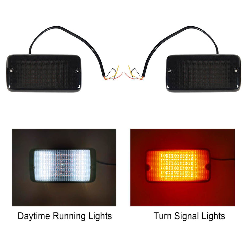 Load image into Gallery viewer, Hooke Road Amber/White Turn Signals 12V Upgraded version(97-06 Jeep Wrangler TJ)
