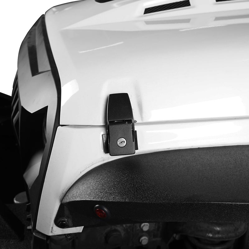 Load image into Gallery viewer, Hooke Road Jeep JK Hood Catch Kit for Jeep Wrangler JK 2007-2018 MMR1791 u-Box Offroad 3