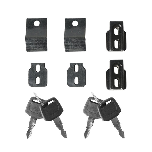 Hooke Road Jeep JK Hood Catch Kit for Jeep Wrangler JK 2007-2018 MMR1791 u-Box Offroad 9